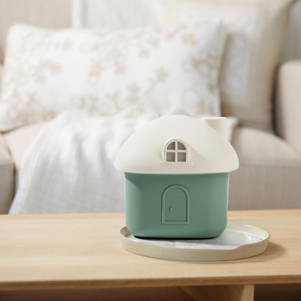 Mini Humidifier Misting House Shape Personal Desktop for Small Room