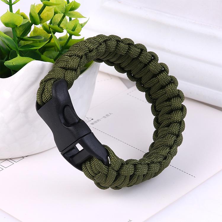 Emergency Survival Woven Paracord Climbing Bracelet