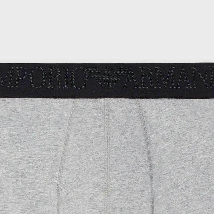 Emporio Armani Logo Letter Pattern Boxer Briefs Men underwear Gray 111776-3F755-00948