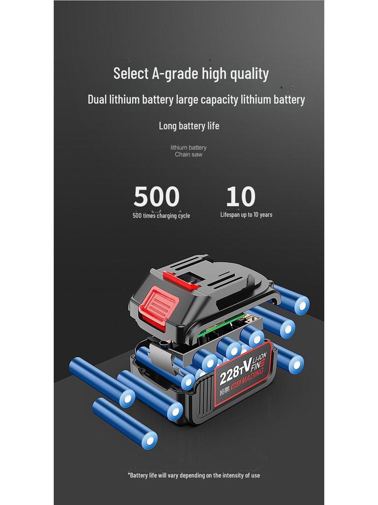 Customizable 16-Inch Rechargeable Brushless Electric Chainsaw for Pruning and Felling