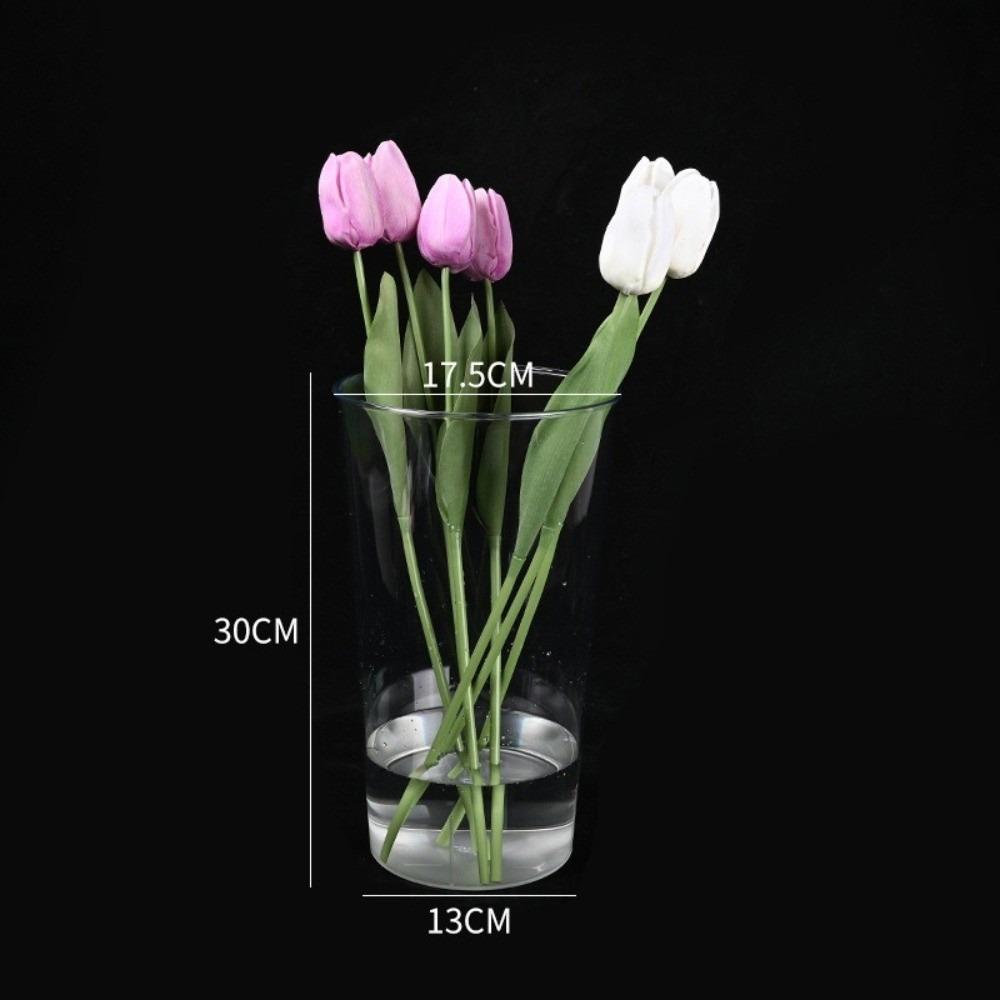 Modern Flower Vase Acrylic Deep Water Flower Pot New Floating Candle Holder Home Decoration