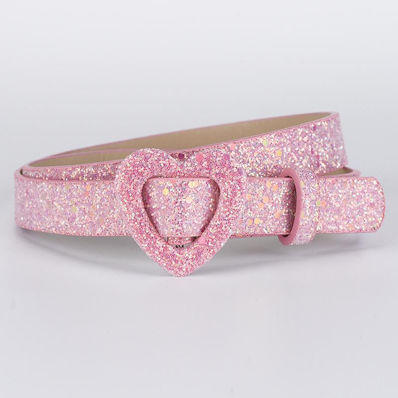 Shein Temu Exterior Decorative Children'S Belt Premium Casual Pin Buckle Pu Trouser Belt