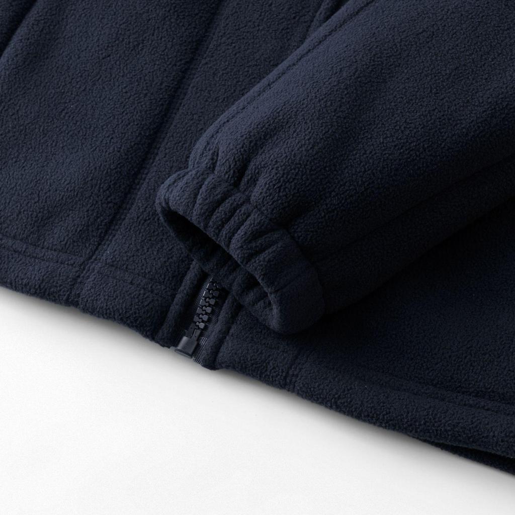 Norwegen Dickes Fleecegefüttertes Warmes Jacke: Doppellagige Baumwolle, Kältebeständig, Stehkragen, Mehrere Taschen, Übergröße.