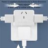 Space Saving Socket Extender 2Pin to 3Pin/2Pin Socket Transition Safe Electrical Accessory Household Travel Essential