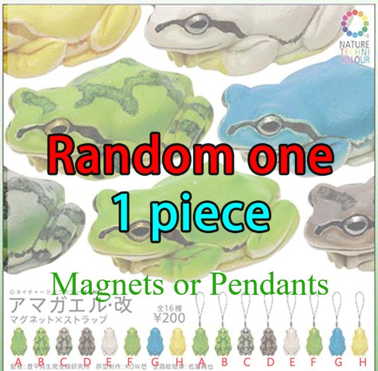 

IKIMON Gachapon Капсульные куклы Лягушка-стрелонос Магниты Украшения Подвески Подарок Игрушка Модель Аниме Фигурки Коллекционные