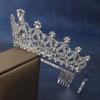 Baroque Elegant Vintage Crystal Crown Bride Crown Wedding Hair Accessories Rhinestone Tiara