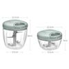 500/900ML Portable Garlic Chopper Manual Meat Mincer Garlic Tool Crusher Vegetable Onion Tool Kitchen Food Chopper Meat Chopper