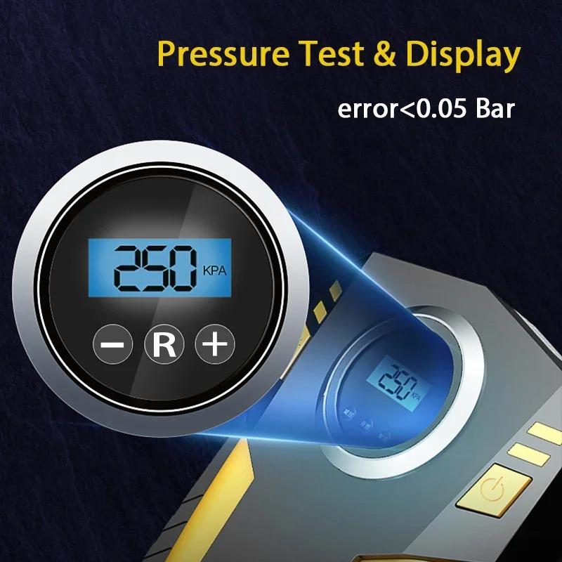 Digital Tire Inflator DC 12 Volt Car Portable Air Compressor Pump 150 PSI Car Air Compressor for Auto Car Motorcycles Bicycles