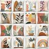 2023 Brown Green Abstract Series Pillow Gift Home Office Decoration  Bedroom Sofa Car Cushion Cover Case 45x45