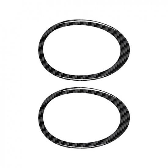 Car Inner Door Handle Frame Carbon Fiber Trim Sticker For Honda CR-Z 2011-2016