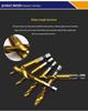 4341-6542 Series Taper Tap: High-Speed Steel Spiral Tap for Hole Opening, Chamfering, and Tapping.