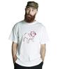 Schott PIGMENT T-SHIRT FLOCKY BULLDOG, Men's, Size M, 030, White, 782-5134034