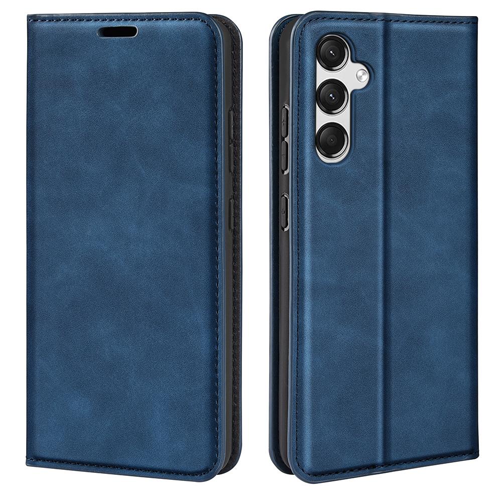 For Samsung Galaxy A25 5G (Global) (161.0 X 76.5 X 8.3mm) Case Anti-Scratch Wallet Stand Skin-touch Feeling Leather Phone Cover