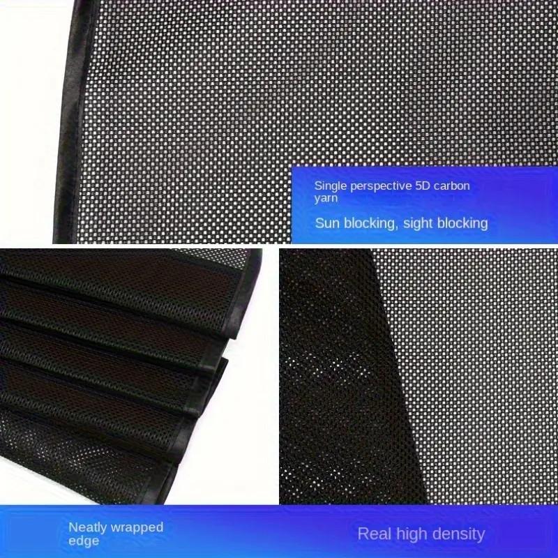 Car sunshade, non retractable, car interior sunshade insulation panel, front side curtain, sunshade mesh