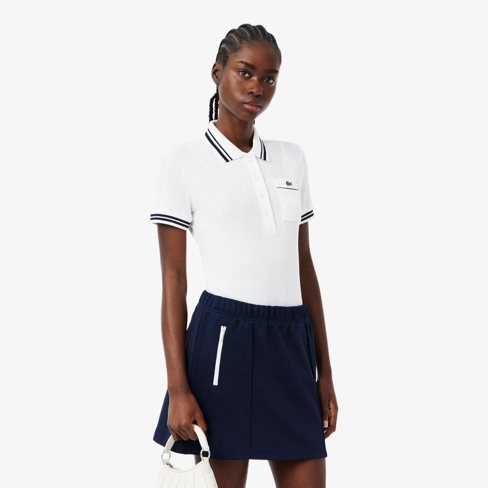 Lacoste Women's Multi Rib Polo Shirt DF0858-56G522