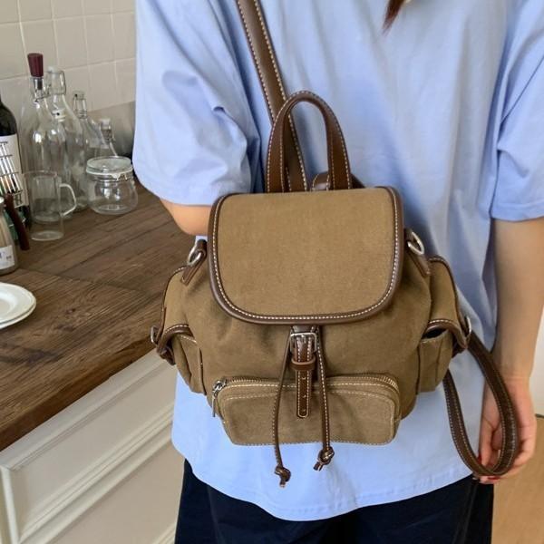 Denim With Backpack Fabric Lightweight Design For Casual Schoolbags Outings