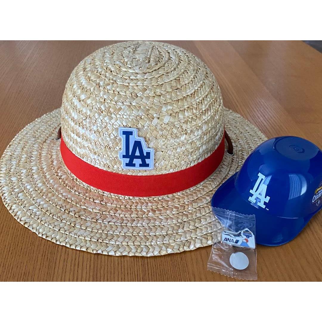 Used [New] ONE PIECE straw hat LA Dodgers collaboration with bonus