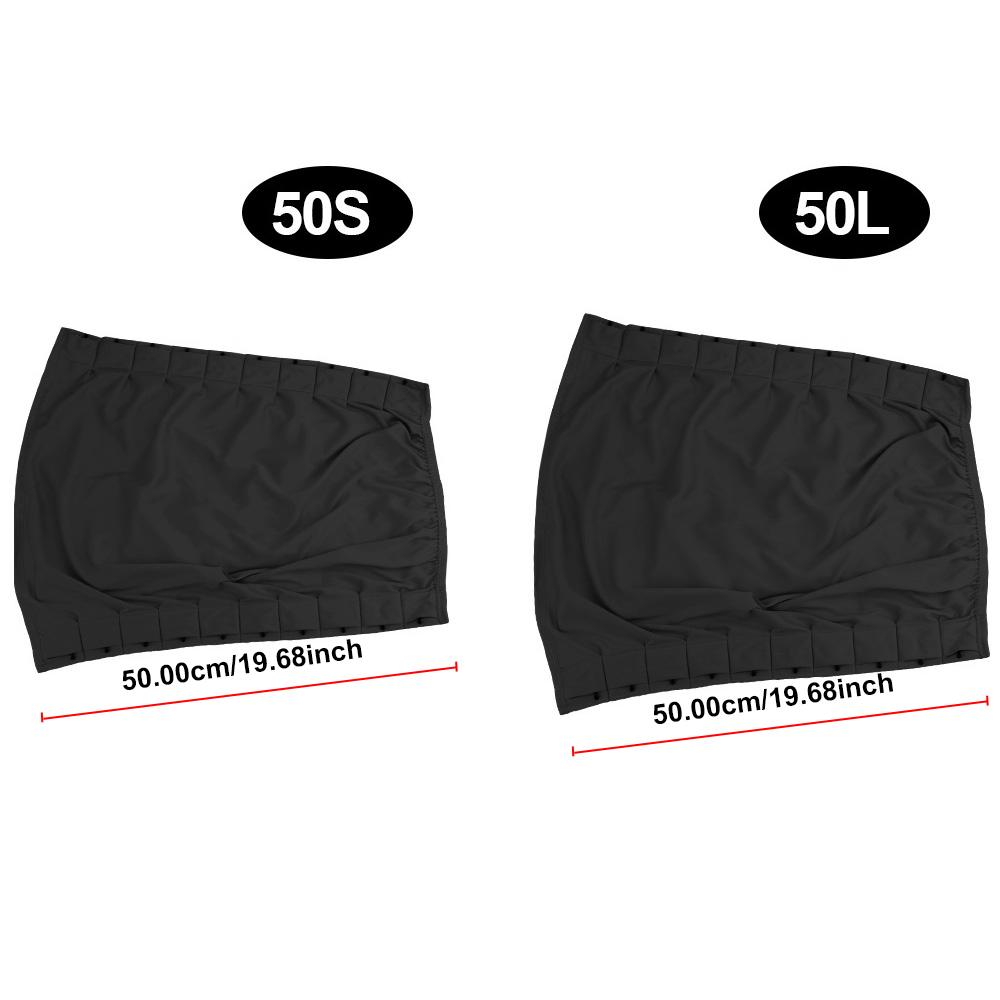 Aluminum Alloy Car Curtain Universal Car Side Window Sunshade Curtains 2pcs/Set Sun Visor Blinds Cover
