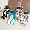 Cartoon Cute Goose Duck Game For Samsung Galaxy Z Flip 3 4 5 Hard Folding Clear PC Phone Case For Samsung Z Flip3 Cover Bumper