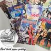 50 Pcs Anime Manga Panel Aesthetic for Wall Collage Kit Colorful DIY Art Decor Living Room Bedroom Decoration