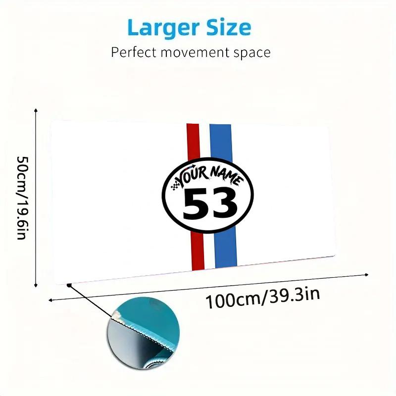 Martini Custom Name Large Size Mouse Pad Large Gaming Table Cushion Nonslip Laptop Tablet Big Mousepad Xxl Mat Mini Pc Playmat With Lock Edge Custom N