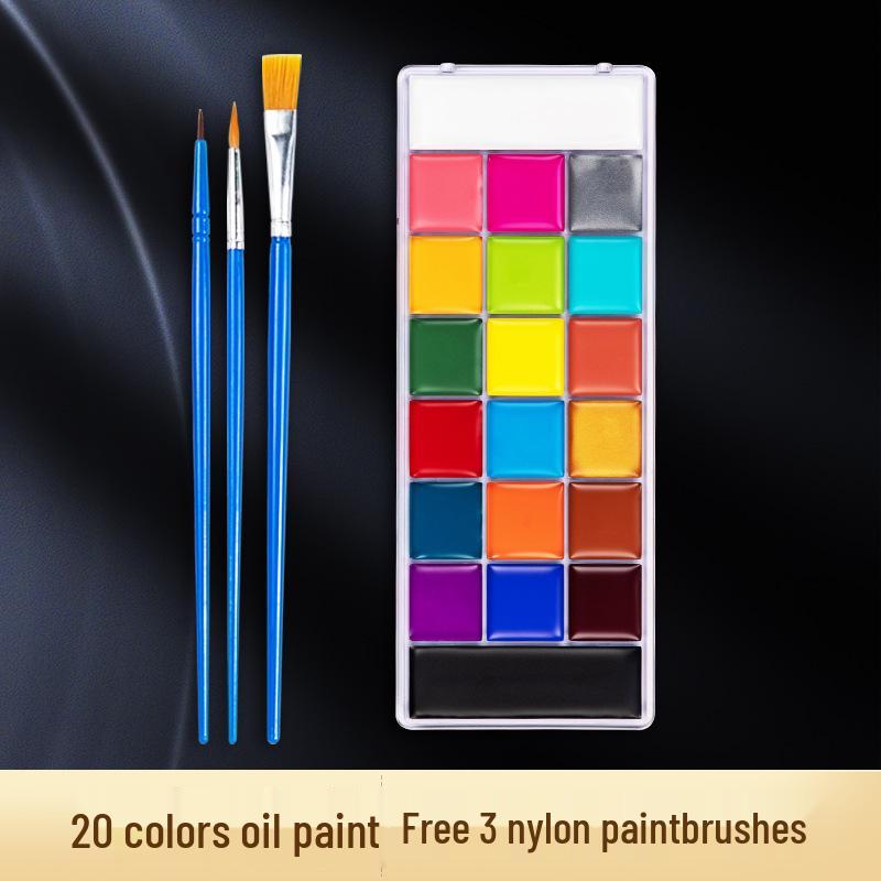 Children's Water-Soluble Face Paint Pigments for Body, Opera, and Clown Stage Makeup