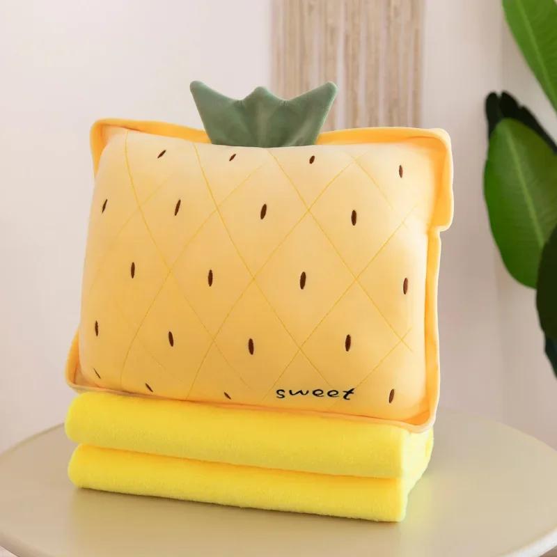2In1 Cushion Blanket Pillow Pp Cartoon Super Soft Quilt Hotel Bed Home Car Multifunctional Sofa Blanket Bedspread Throw Blanket