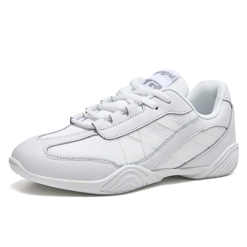 Sport Shoes Mesh Dance Shoes Fitness Athletic Aerobics Shoes Cheerleading Training Shoes Women white Running Shoes Breathable 31