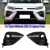 For Toyota Wildlander -23 Front Bumper Fog Light Cover Foglight Fog Lamp Frame Lid Light Decorative Frame Car Accessories