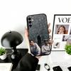 S-Shawshank A-Andi Phone Case Black Silicone Soft For Samsung Galaxy A73,A72,A71,A70,A53,A52,A51