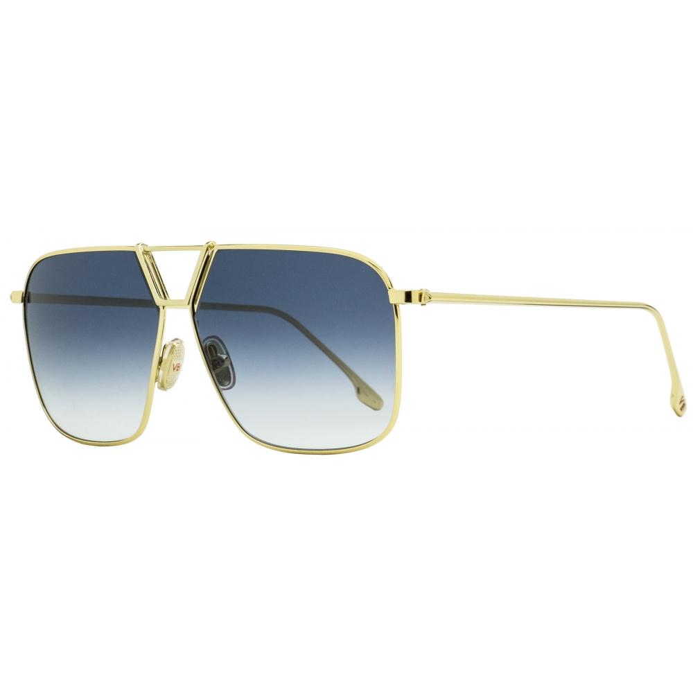 

Женские солнцезащитные очки-навигаторы Victoria Beckham VB204S 704 Золотые 60 мм