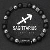 Bracciale da Uomo in Pietra Vulcanica Naturale Bracciale 12 Segni Zodiacali Vergine Capricorno Toro Acquario Sagittario Cancro Ariete