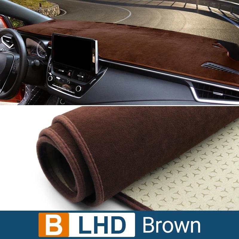 Car Dashboard Cover Avoid Light Pad Anti-UV Carpet Mats Case Non-Slip For Toyota Corolla E210 Hybrid