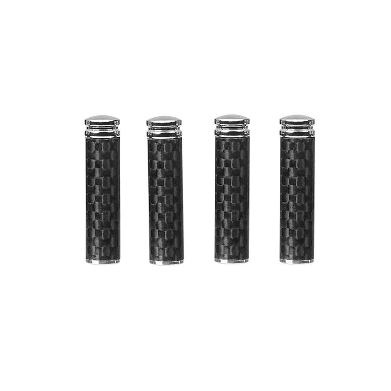 4 Stück Auto Tür Innen Pin Schloss Knopf Zieh-Pins Abdeckung Karbonfaser-Look Teile Für BMW E46 E39 E60 E90 E36 E53/34/30/70 X3 X4 X5/6