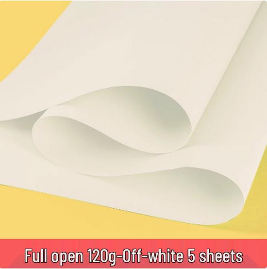 Двусторонняя цветная картонная бумага 120 г для оригами и упаковки подарков - Большие листы для поделок и детских садов.