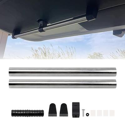Sporacingrts Car Storage Cross Ride Series Hanger Pole for Toyota Hiace - Convenient Hanger Pole for Hanging Wetsuits, Ski Wear, Lanterns, and More