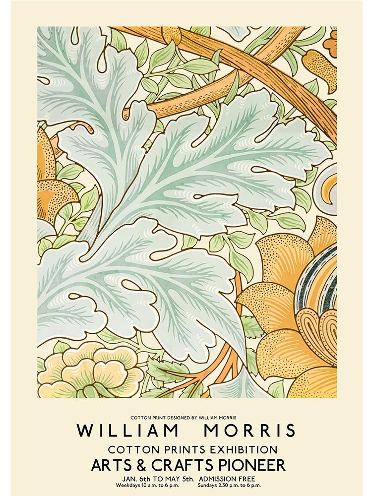 Nordic Posters And Prints Abstract William Morris Flower Leaf Bird Wall Art Canvas Painting Wall Pictures For Living Room Decor