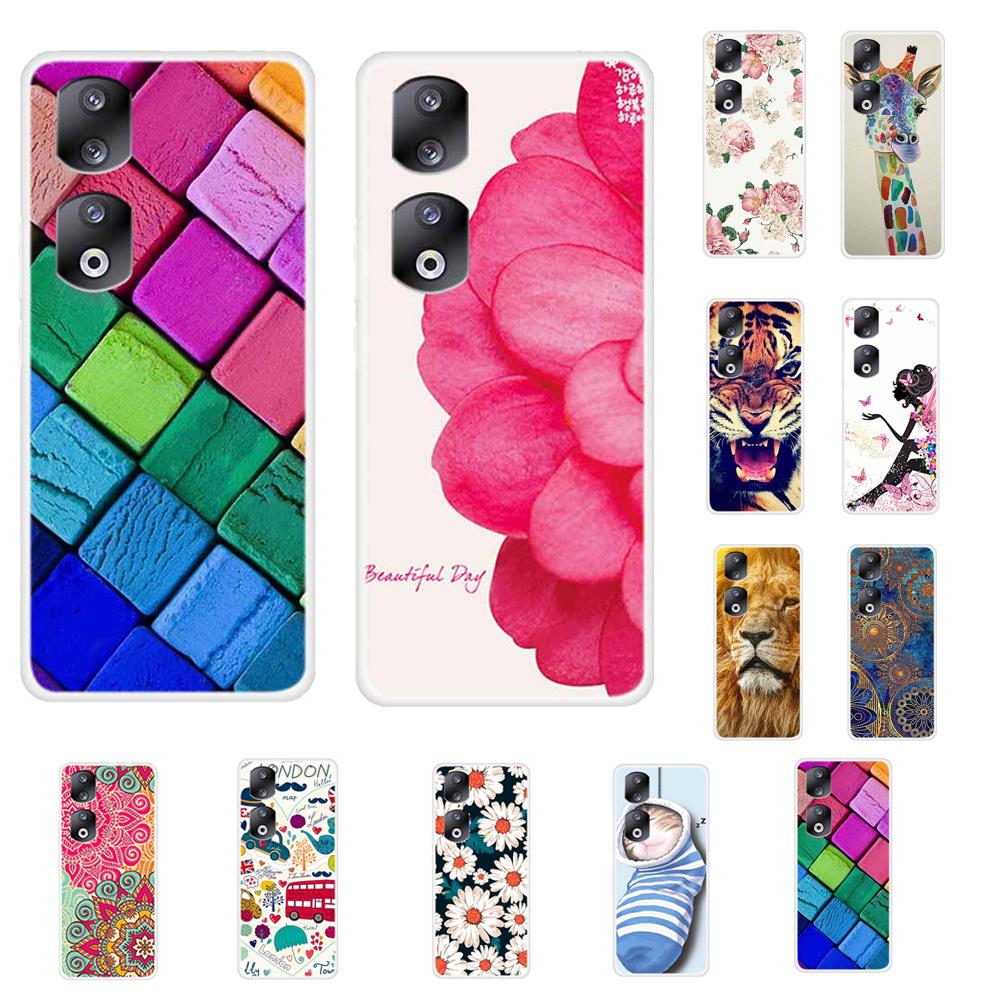 For Honor 90 Pro Phone Case Pattern Printing Shockproof TPU Mobile Phone Cover Case