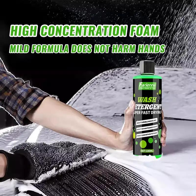 Green Car Exterior Paint Care Liquid - High Foam pH Balanced Formula Long-Lasting Care,Universal for All Paint Types and Safe