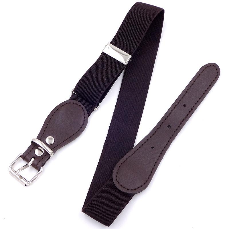 Kids' Elastic Waistband Korean Style Casual Leather Belt with Pin Buckle