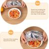 Reusable Aluminum Foil Food Covers Tin Foil Food Insulation Cover Fits Various Dish Shapes Heat Shield Lids