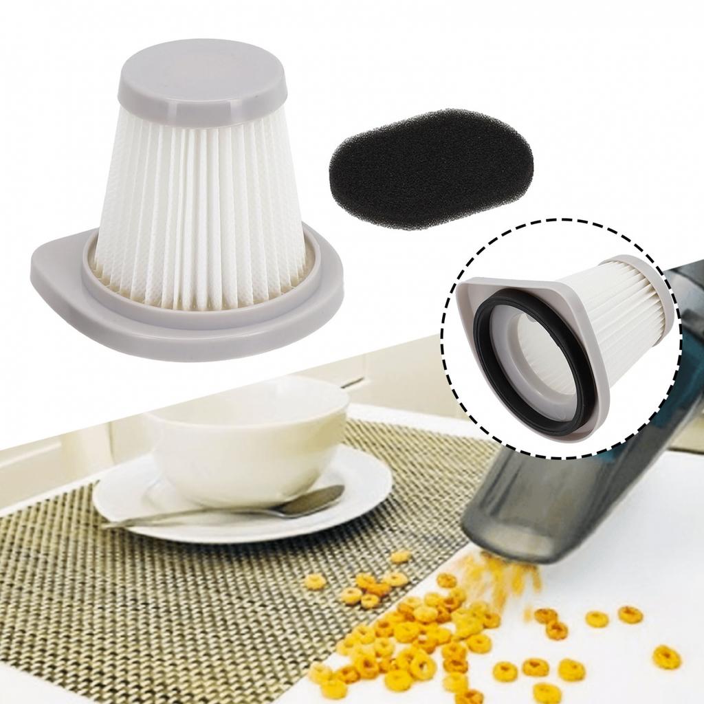 Waschbarer Staubfilter Filter Weiß+Grau Zubehör Reinigungsteile