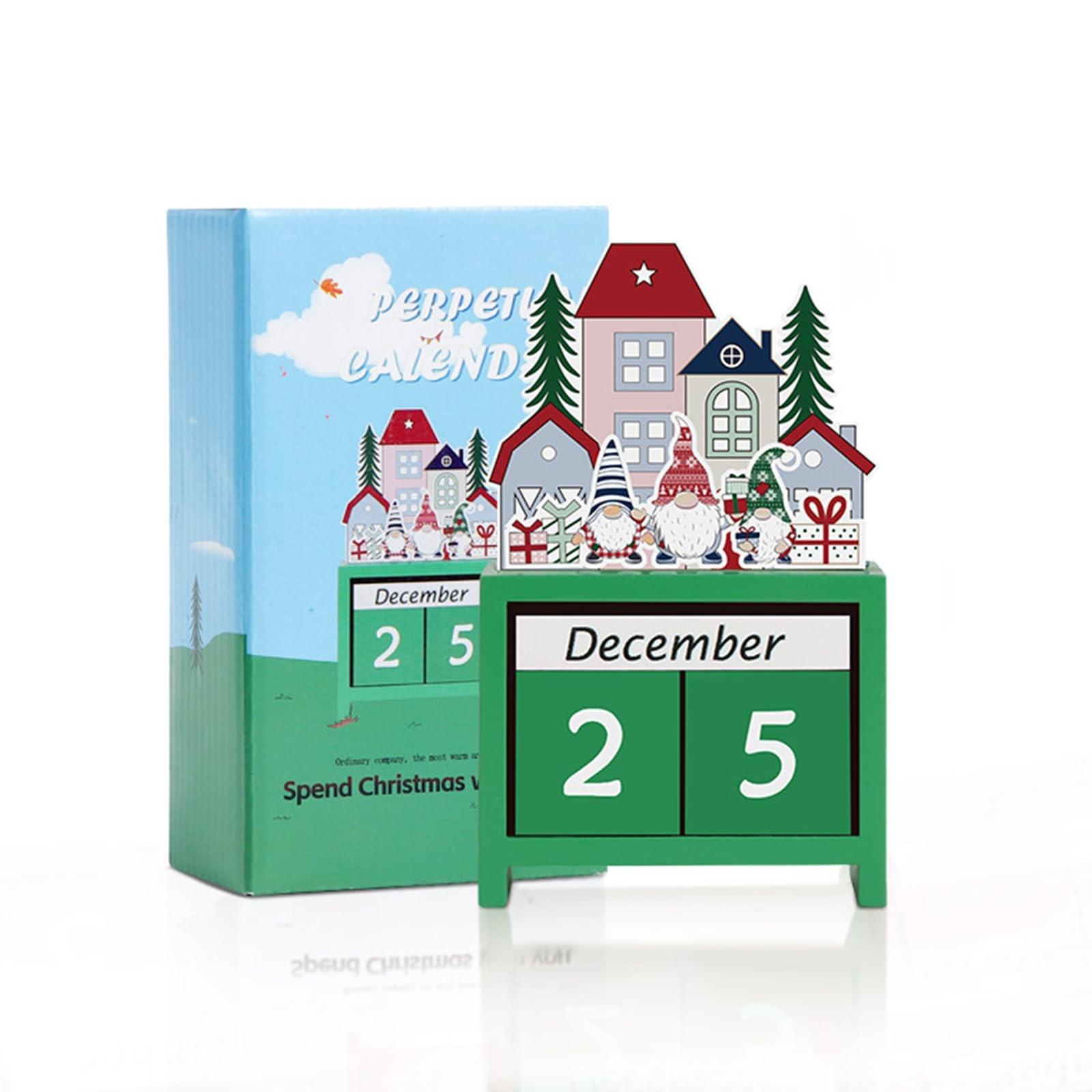 

Деревянный обратный отсчет, Рождественский календарь, CreativeHome Furnishings, Деревянные рождественские украшения, Орнаменты, Домашняя мебель One Size зелёный