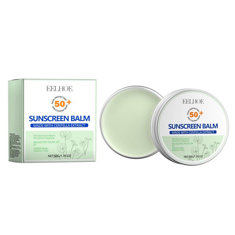 Eelhoe Centella Sun Cream Spf50 Oil Control Refreshing Moisturizing Skin Barrier Care Repair Anti Sun Protection Face Sunblock