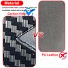 Remote Carbon Fiber Car Key Chain Ring Cover Case Holder 2 3 4 Button For Mercedes Benz C E S Class ML SL SLC GLA GLB GLC X253