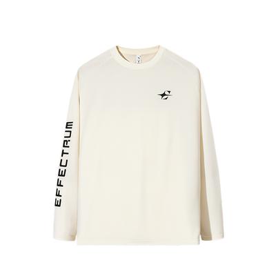 Camiseta Confortável Que Absorve a Humidade Moda Letra Simples Manga Longa Masculina Tops 952531402-1