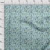 oneOone Cotton Flex Light Blue Fabric Asian Suzani  Fabric For Sewing Printed Craft Fabric By The Yard 40 Inch