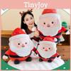 Adorable Santa Claus Plush Toy And Cozy Reindeer Snowman Stuffed Pillow For Christmas Cheer
