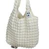 Folded Bubble Puff Bag Girl Shoulder Hand Carry Work Bento Bag Tide Large Capacity Cloud Underarm Tote Bag