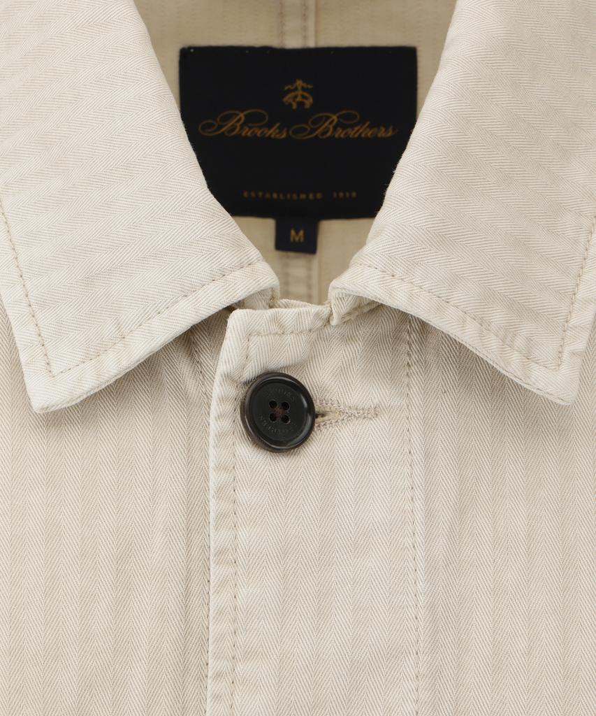Brooks Brothers Cotton Chore Jacket (Beige) (Bbotmbg103)